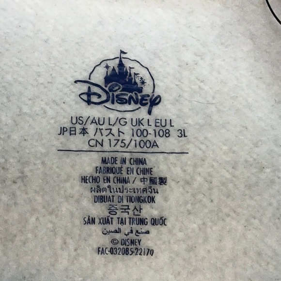 Disney Brand Critters pullover L heather fabric 80% ORGANIC cotton polyester - Picture 5 of 7